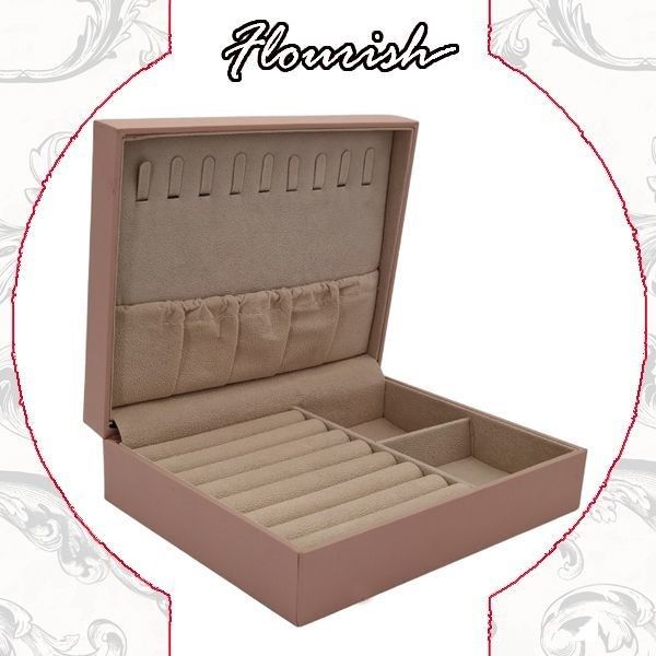 Scatola di imballaggio per gioielli e accessori di colore rosa