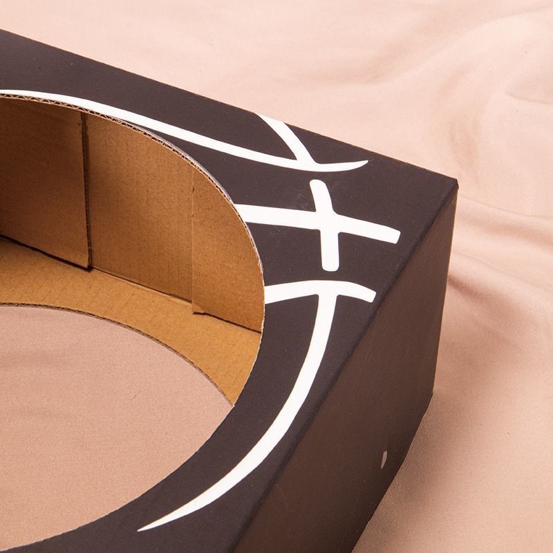 3 Ply E flauto rigido cartone ondulato Display Box per basket calcio personalizzato