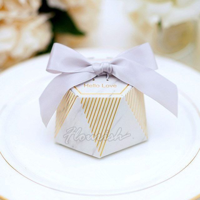 Caramelle personalizzate con carta regalo di cioccolato scatola di imballaggio di carta calda foglio d'oro timbraggio per il festival di nozze