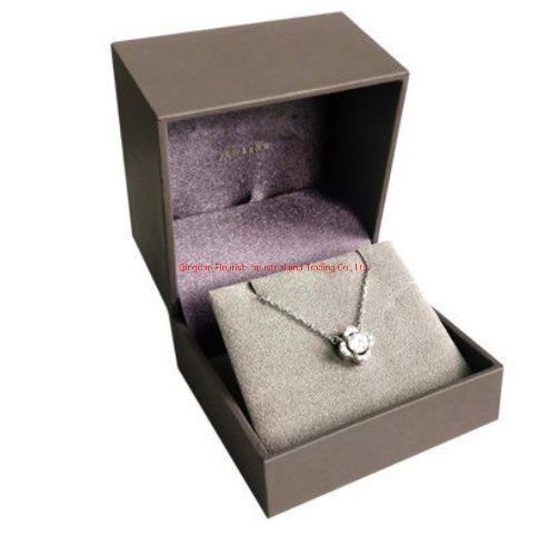 Imballaggio per gioielli portabile con conchiglia a cerniera con cartone regalo con inserto di velluto in base alle esigenze del cliente