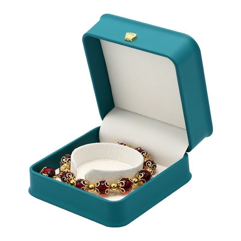 Stampa del logo su misura Luxury PU Jewelry Box Portable Travel Earring Jewelry Storage Bag Double Storage Box