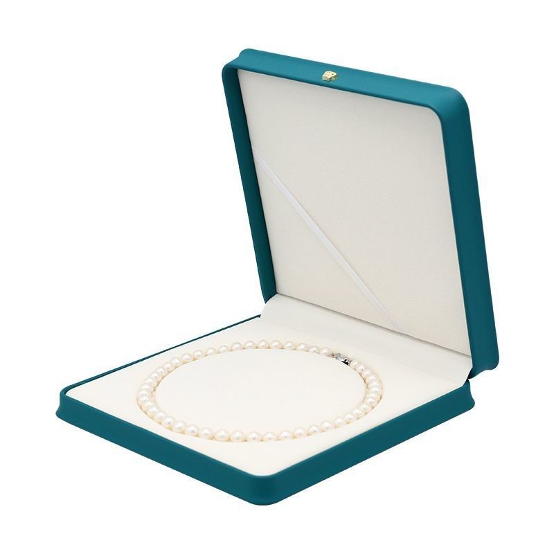 Stampa del logo su misura Luxury PU Jewelry Box Portable Travel Earring Jewelry Storage Bag Double Storage Box