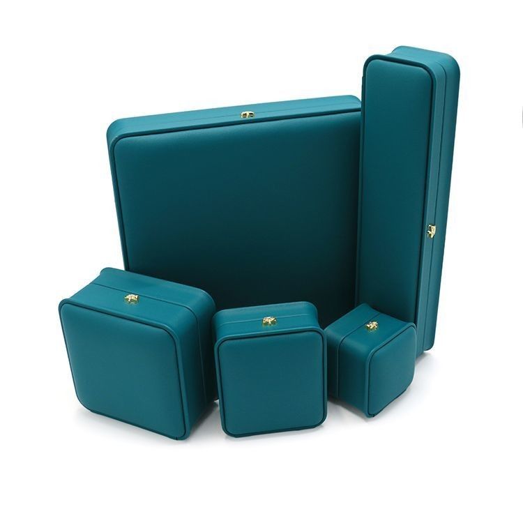 Stampa del logo su misura Luxury PU Jewelry Box Portable Travel Earring Jewelry Storage Bag Double Storage Box