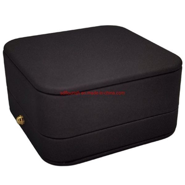 Stampa del logo su misura Carta di texture nera Cartone per orologi confezionamento Cassa regalo secondo le esigenze del cliente per prodotti di lusso