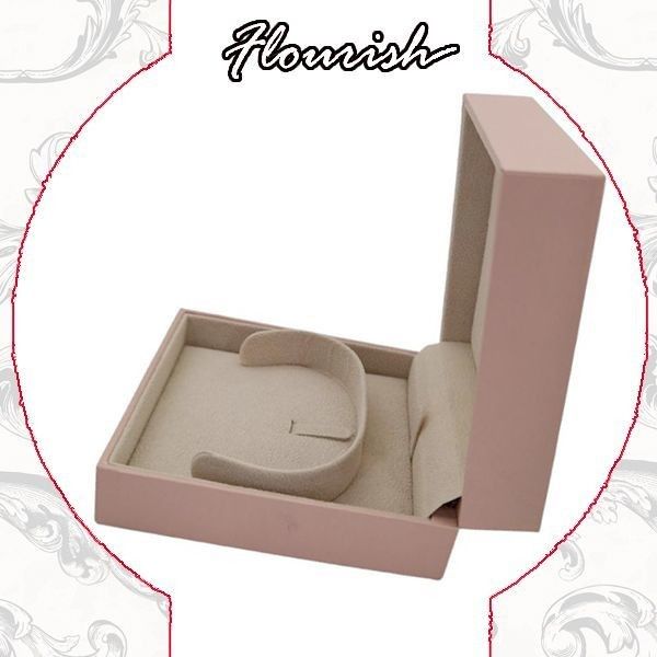 5000 PCS/Mese Braccialetto in cartone rosa chiaro forte Gioielli Imballaggio regalo Scatola per carta / cartone