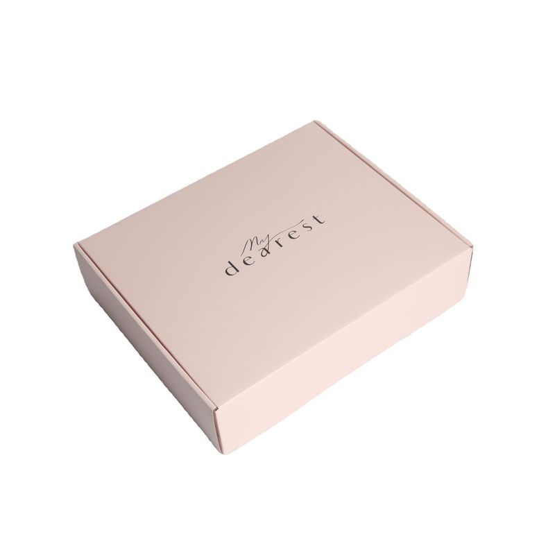 Abbigliamento rosa personalizzato Gioielli Cosmetici Make-up Alimenti Electronic Folding Cartone ondulato Scatola di posta