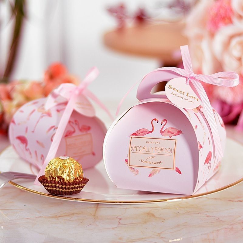 Colore luminoso Bloom stampato Customized Gift Box Packaging Paper Candy Gift Box