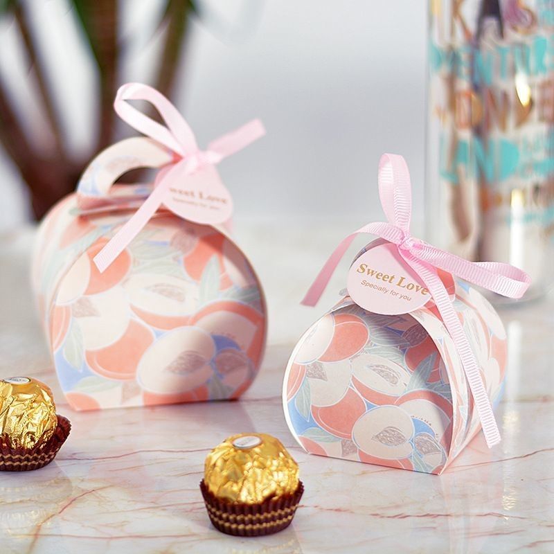 Colore luminoso Bloom stampato Customized Gift Box Packaging Paper Candy Gift Box