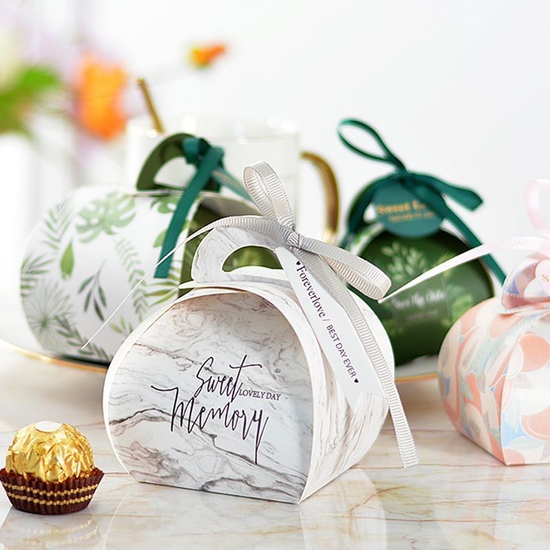 Colore luminoso Bloom stampato Customized Gift Box Packaging Paper Candy Gift Box