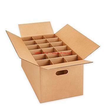 3 Ply B Flauta Flat Pack Cartoni Pieghevoli Cartone Bianco Per Vino Birra Latte Bevande