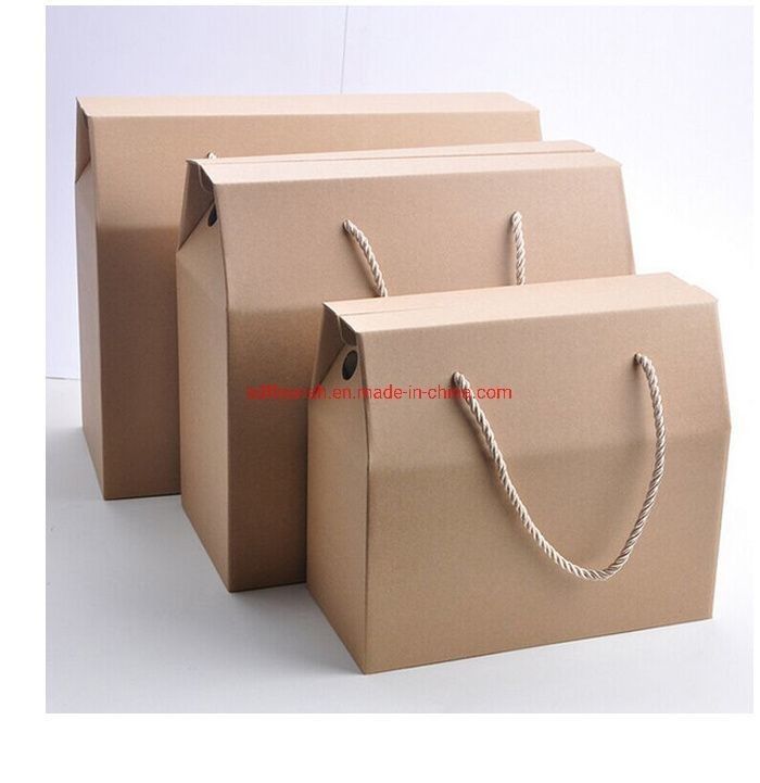 E Scatola di cartone Kraft a flauto Salsa Scatola di cartone ondulato Portatore Spessore personalizzabile