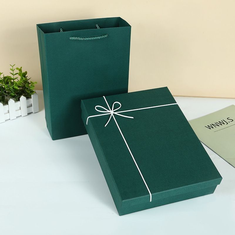 Calzature e abbigliamento Scatole regalo Imballaggio Colore solido Coperchio di cartone rigido e scatola base