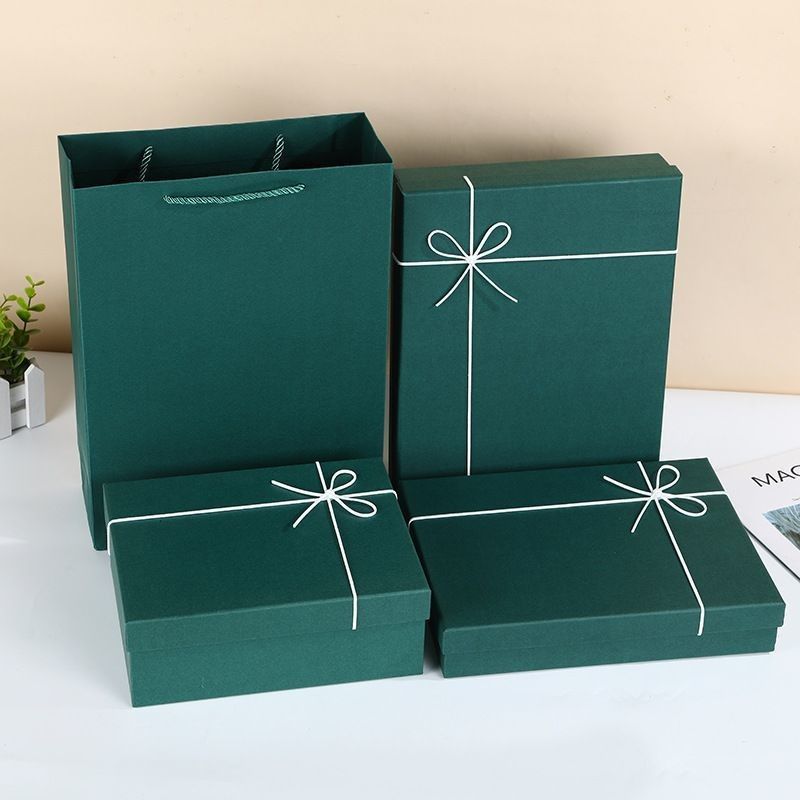 Calzature e abbigliamento Scatole regalo Imballaggio Colore solido Coperchio di cartone rigido e scatola base