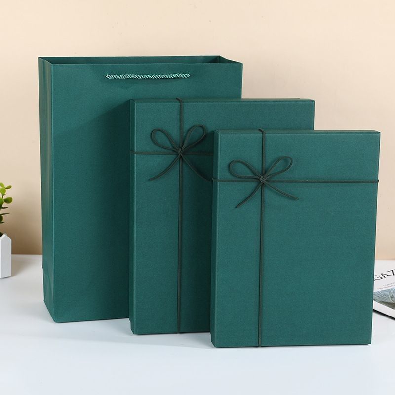 Calzature e abbigliamento Scatole regalo Imballaggio Colore solido Coperchio di cartone rigido e scatola base