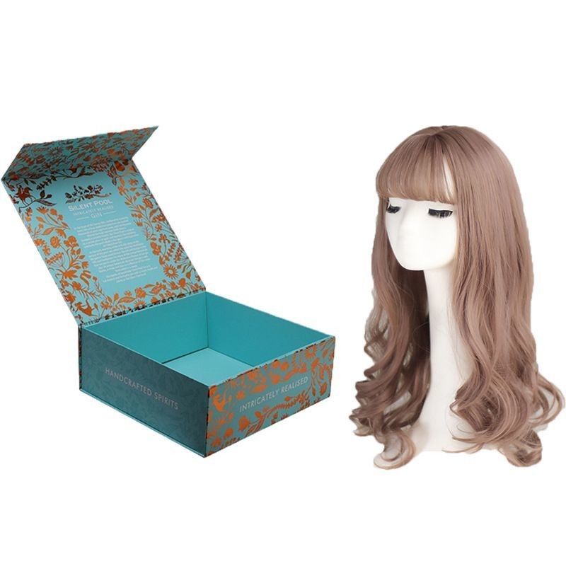 Confezione per scatole regalo magnetiche pieghevoli per il tè e il caffè Perugine estensione dei capelli umani