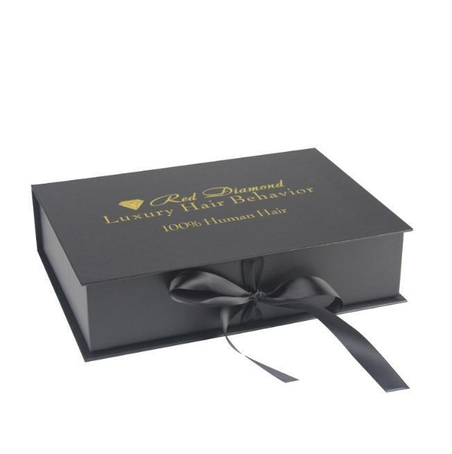 Confezione per scatole regalo magnetiche pieghevoli per il tè e il caffè Perugine estensione dei capelli umani