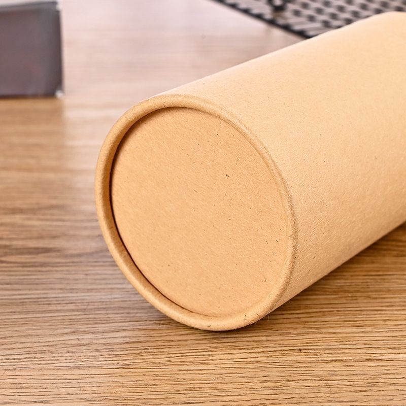Scatola di carta rigida cilindrica per il tè, il caffè, le caramelle, i fiori, cartone per regali
