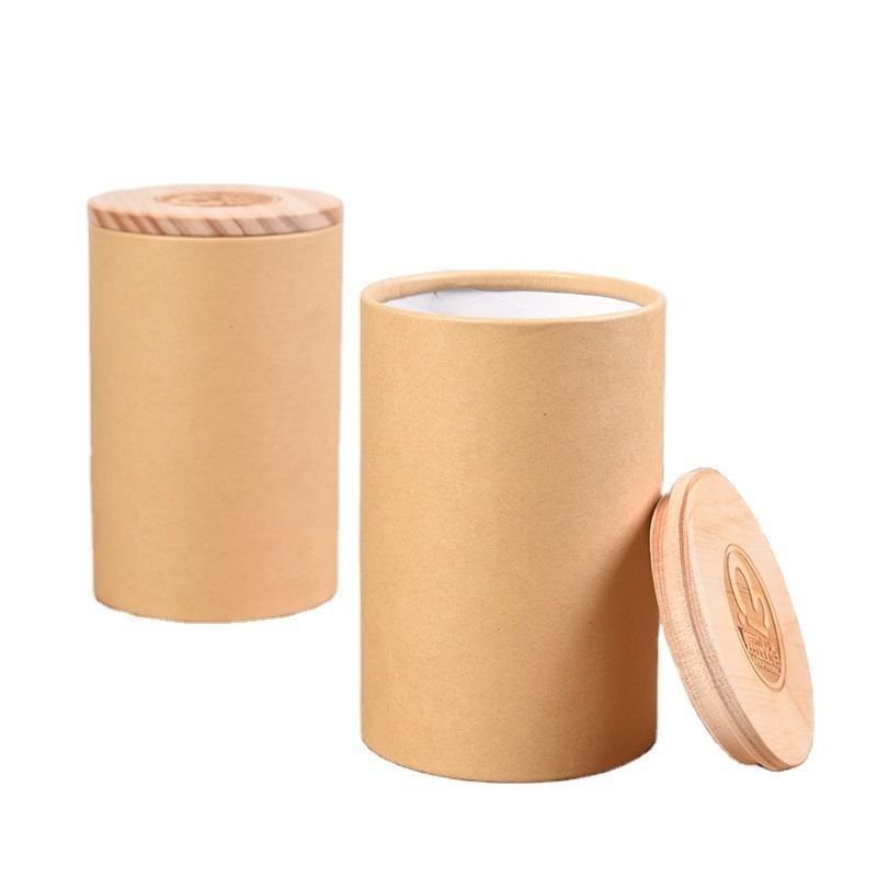 Scatole di carta su misura Imballaggio Scatole di carta rotonda per biscotti Cibo Tè e cioccolato