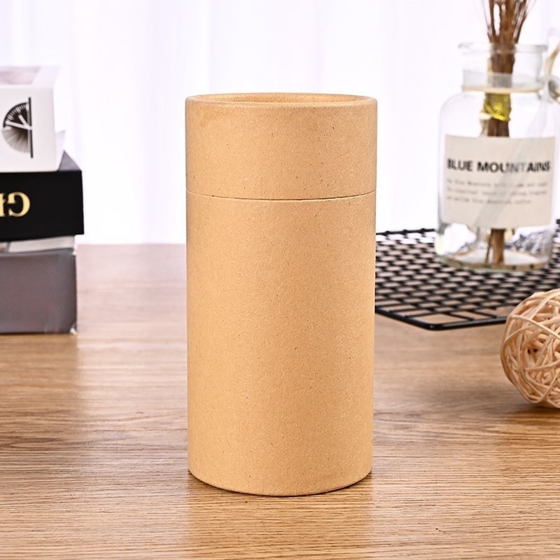 Contenitore per cilindri di carta di cartone per il tè e il caffè