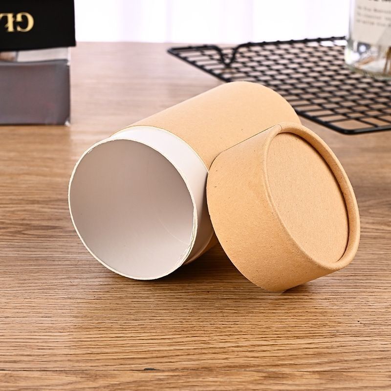 Contenitore per cilindri di carta di cartone per il tè e il caffè