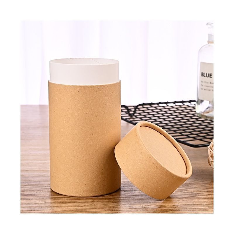 Contenitore per cilindri di carta di cartone per il tè e il caffè