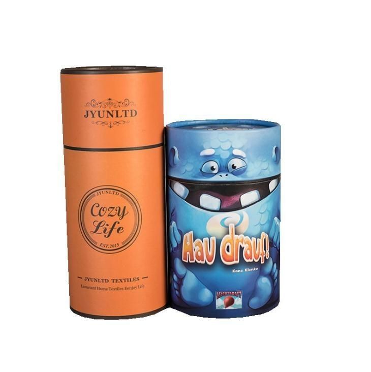 Imballaggio in scatole di carta rotonde per candele di profumo cosmetici gioielli scatole di imballaggio in tubo di carta
