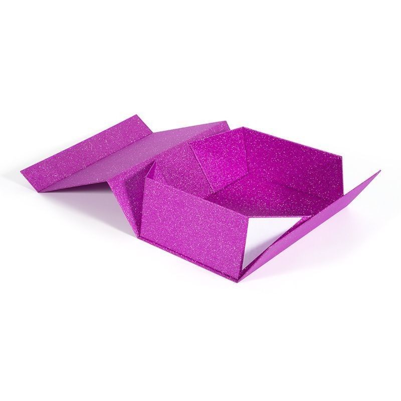 Scatola regalo pieghevole di lusso Scatola di imballaggio in cartone di carta per estensioni di parrucca per capelli umani