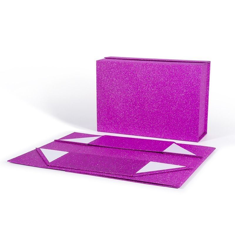 Scatola regalo pieghevole di lusso Scatola di imballaggio in cartone di carta per estensioni di parrucca per capelli umani