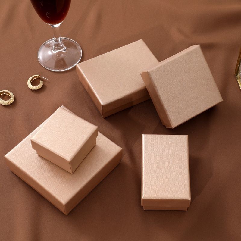 Piccole dimensioni gioielli di lusso scatola regalo scatola di carta scatola di stoccaggio campioni gratuiti scatola espositiva
