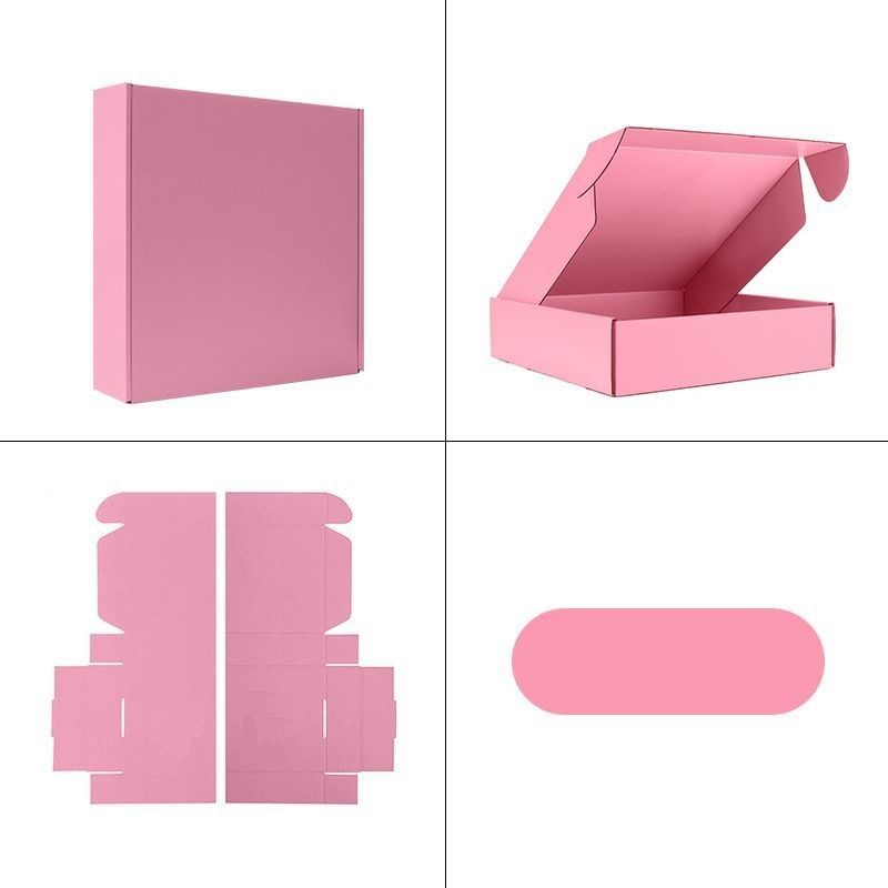 Cartone di carta cartonata corrugata Folding Gift Box Abbigliamento Dessert Cosmetici Frutta Gift Packing Box