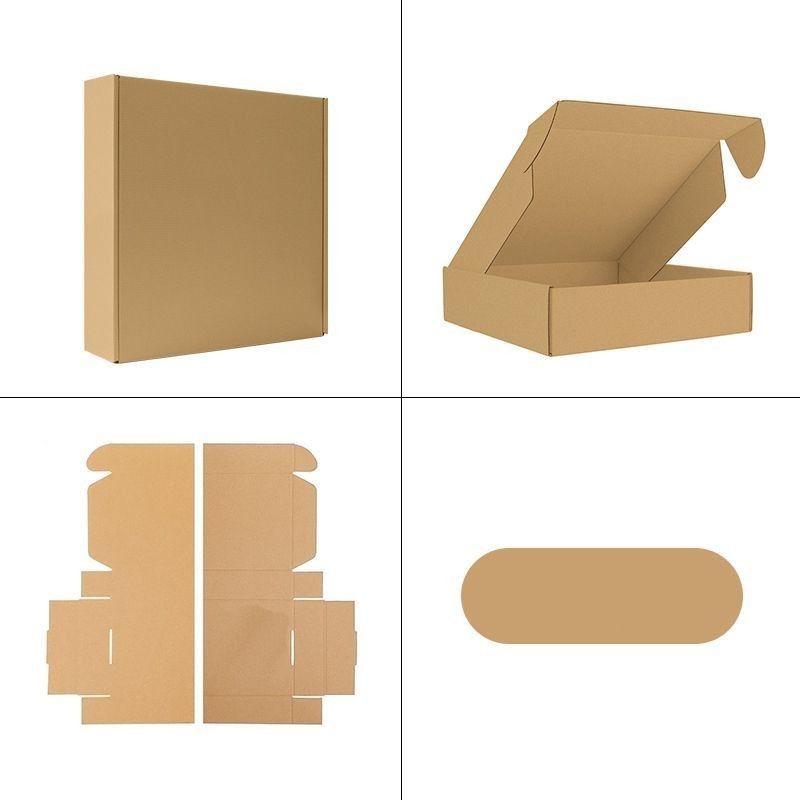 Cartone di carta cartonata corrugata Folding Gift Box Abbigliamento Dessert Cosmetici Frutta Gift Packing Box