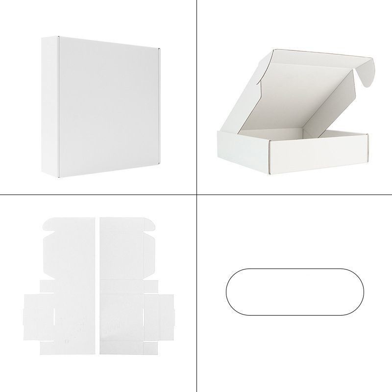 Cartone di carta cartonata corrugata Folding Gift Box Abbigliamento Dessert Cosmetici Frutta Gift Packing Box