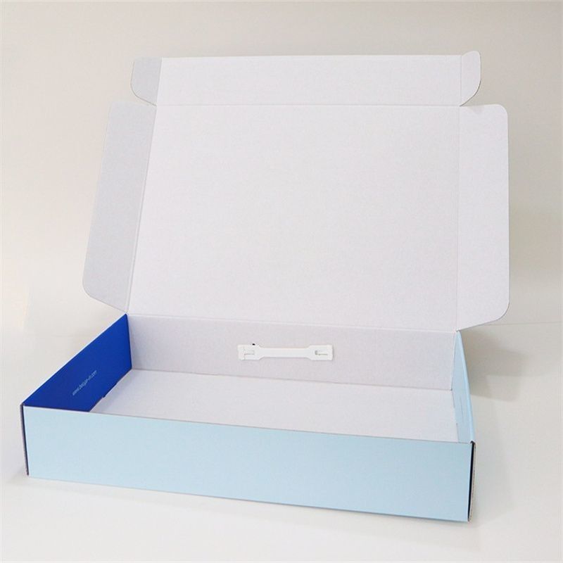 Logo personalizzato pieghevole piatto cartone ondulato a 3 pli cartone kraft cartone scatola per cuscino domestico organizzazione di fitness sportivo
