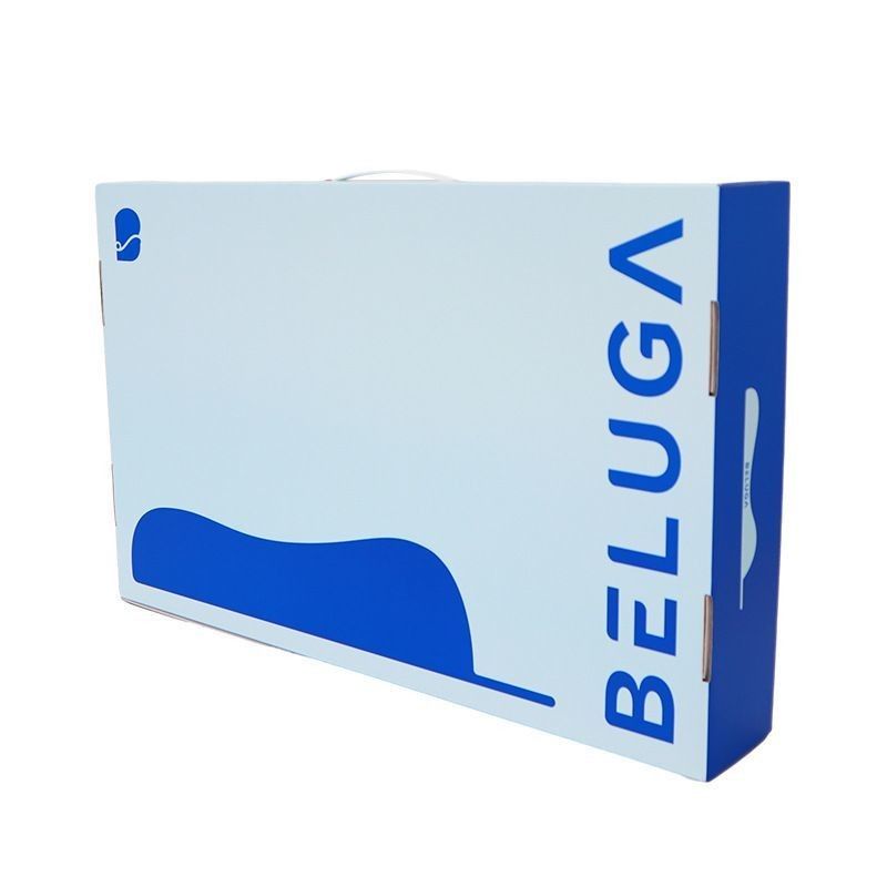 Logo personalizzato pieghevole piatto cartone ondulato a 3 pli cartone kraft cartone scatola per cuscino domestico organizzazione di fitness sportivo