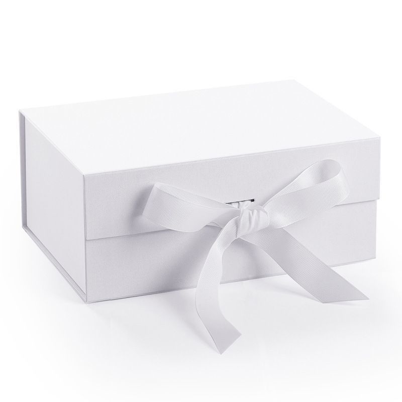Scatola di imballaggio corrugata a magnete pieghevole per orologi Perfume Torta di fiori Gioielli Scarpe da vino
