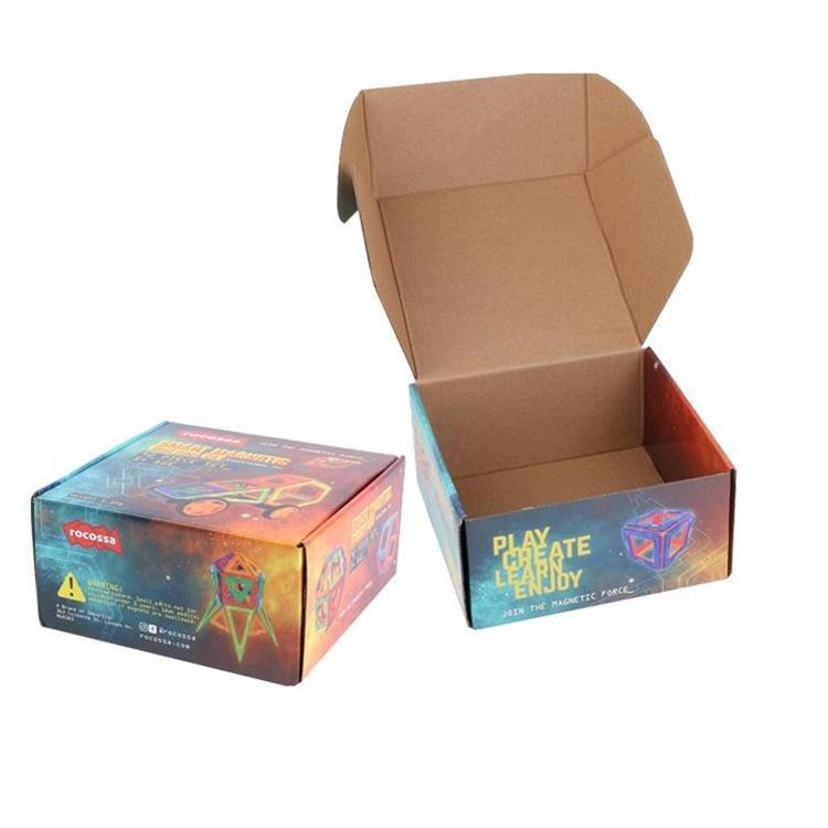 Scatola di cartone corrugato riciclabile Scatola di cartone Eco-friendly 3 strati Scatola di imballaggio regalo