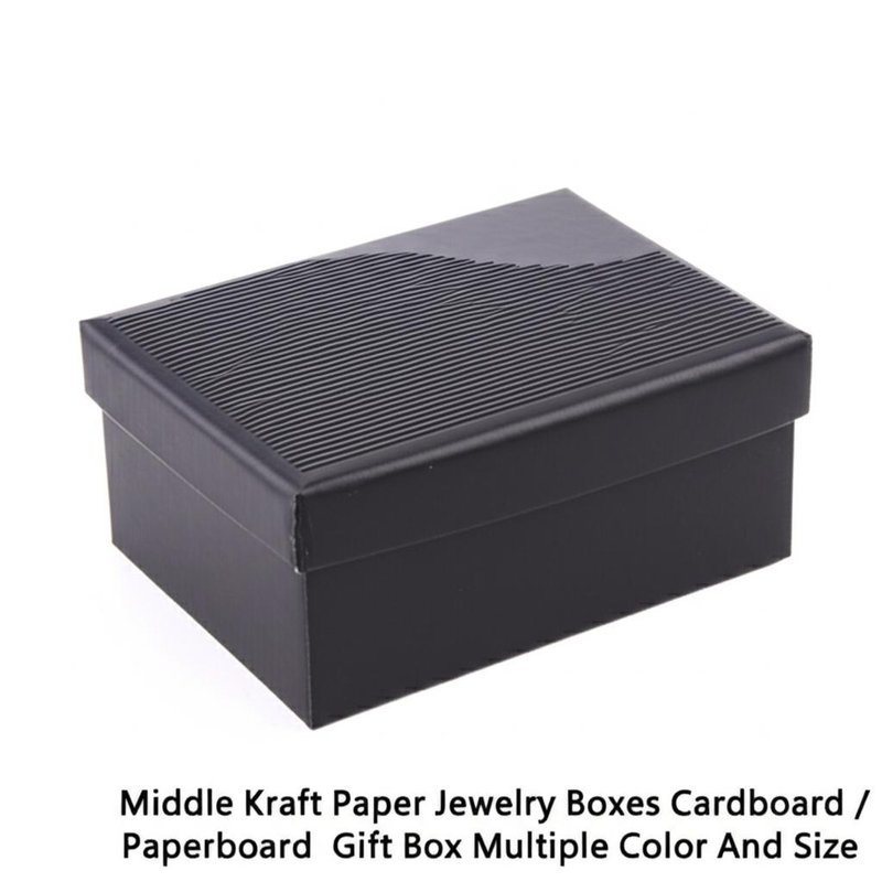 Cartone per gioielli di carta Kraft medio Cartone per regali di cartone Di colori e dimensioni multiple