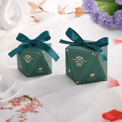 Scatole di caramelle di carta su misura con logo per Natale / matrimonio / festival