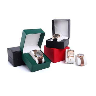 Confezionato con materiale di pelle PU carta cartone orologio confezionamento regalo scatola per l'esposizione e lo stoccaggio