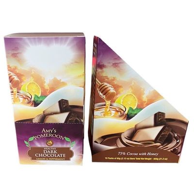 Fogli di stampa UV Scatole regalo personalizzate con logo per cibo Pizza cioccolato